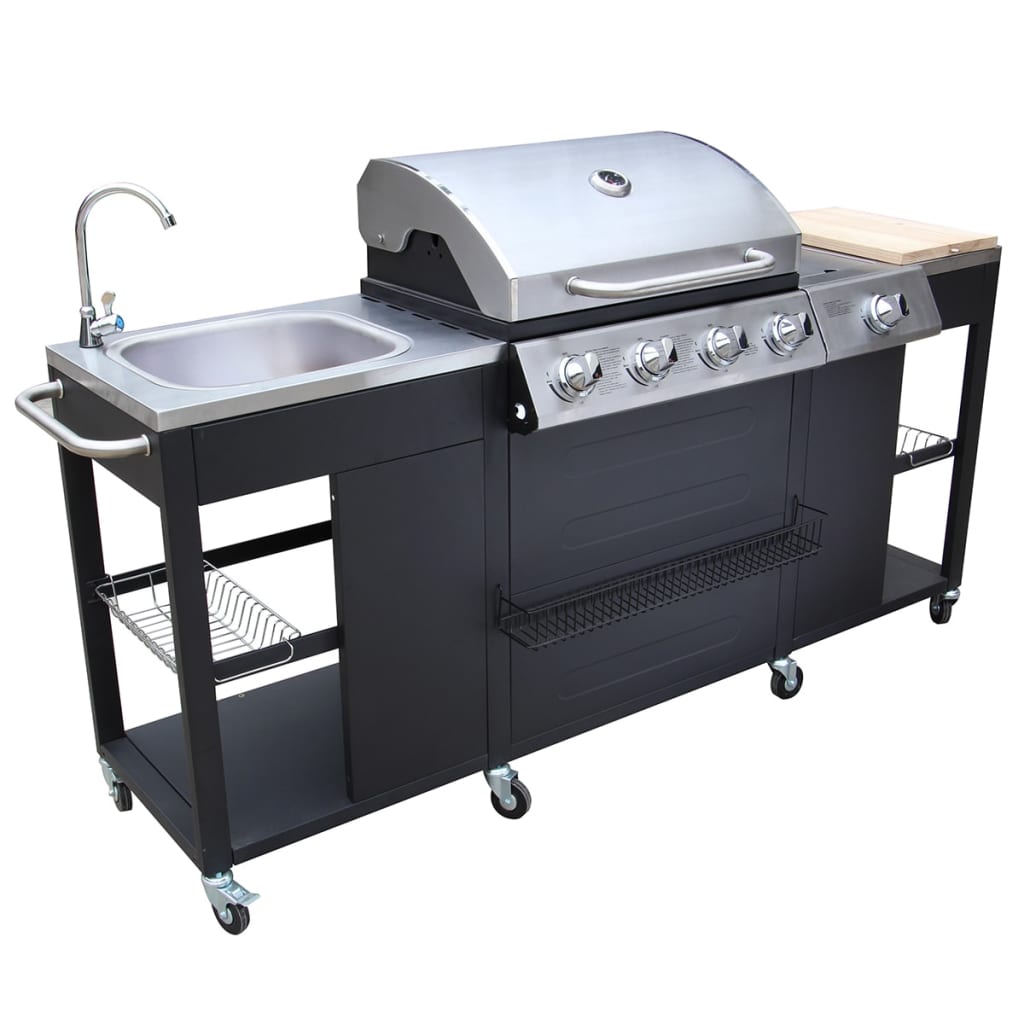 Buitenkeuken met barbecue Montana 4 branders