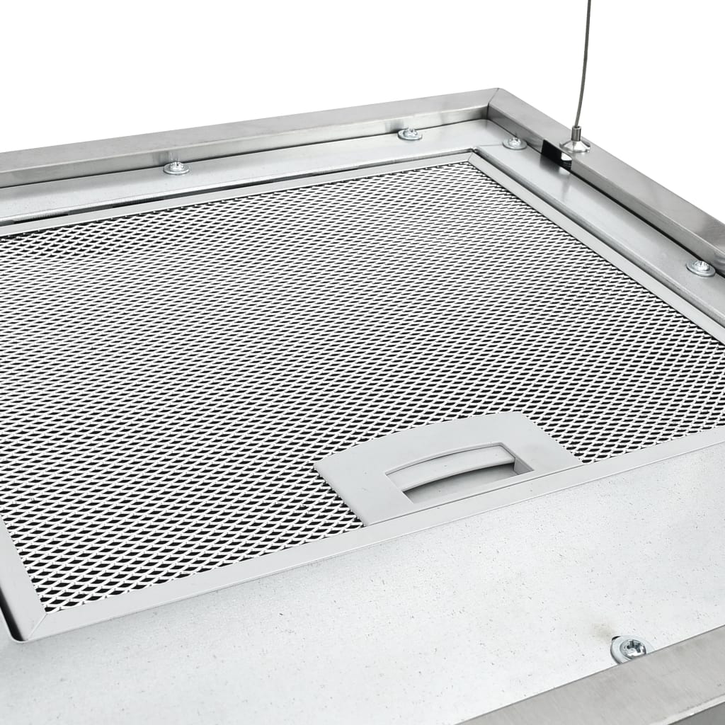 Afzuigkap hangend met aanraaksensor LCD 37 cm roestvrij staal