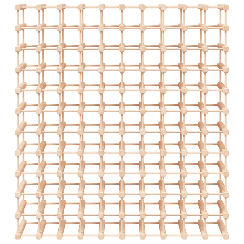 Wijnrek voor 120 flessen 112,5x23x123,5cm massief grenenhout