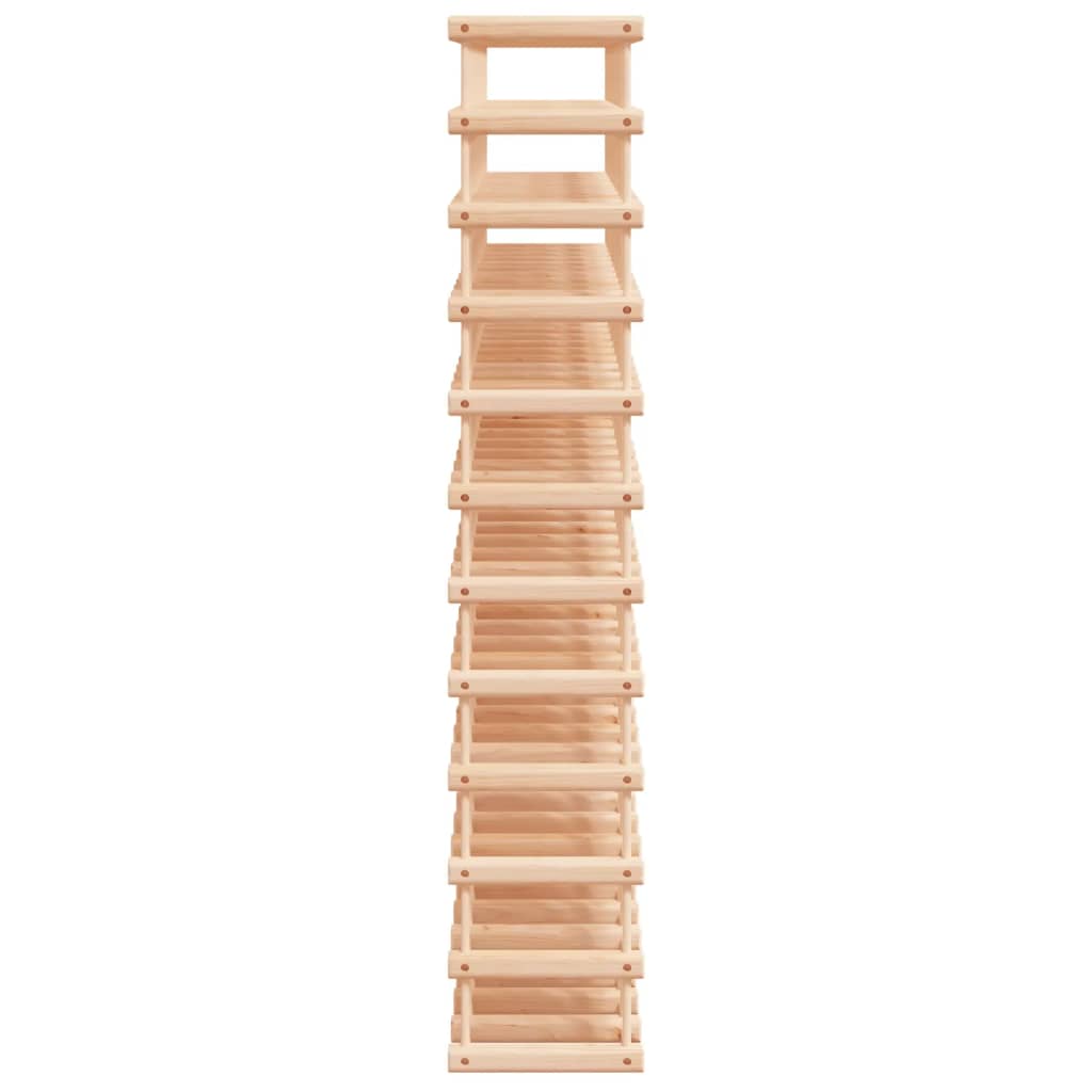 Wijnrek voor 120 flessen 112,5x23x123,5cm massief grenenhout