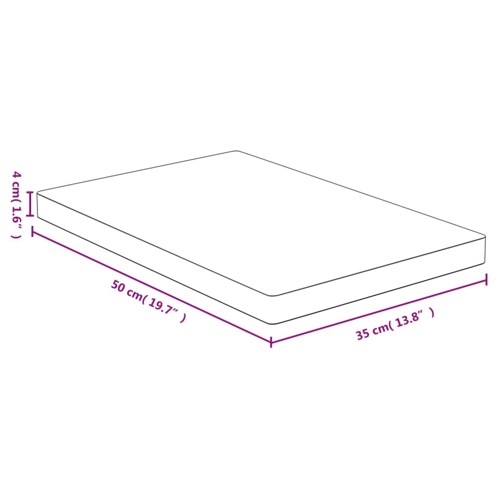 Snijplank 35x50x4 cm bamboe