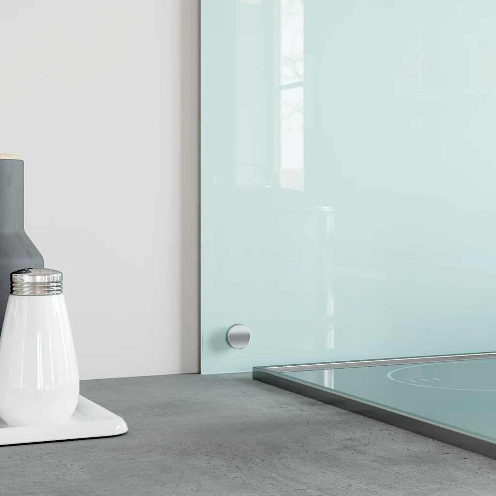 Spatscherm keuken 70x50 cm gehard glas wit