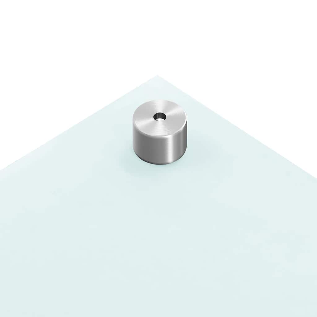 Spatscherm keuken 80x50 cm gehard glas wit