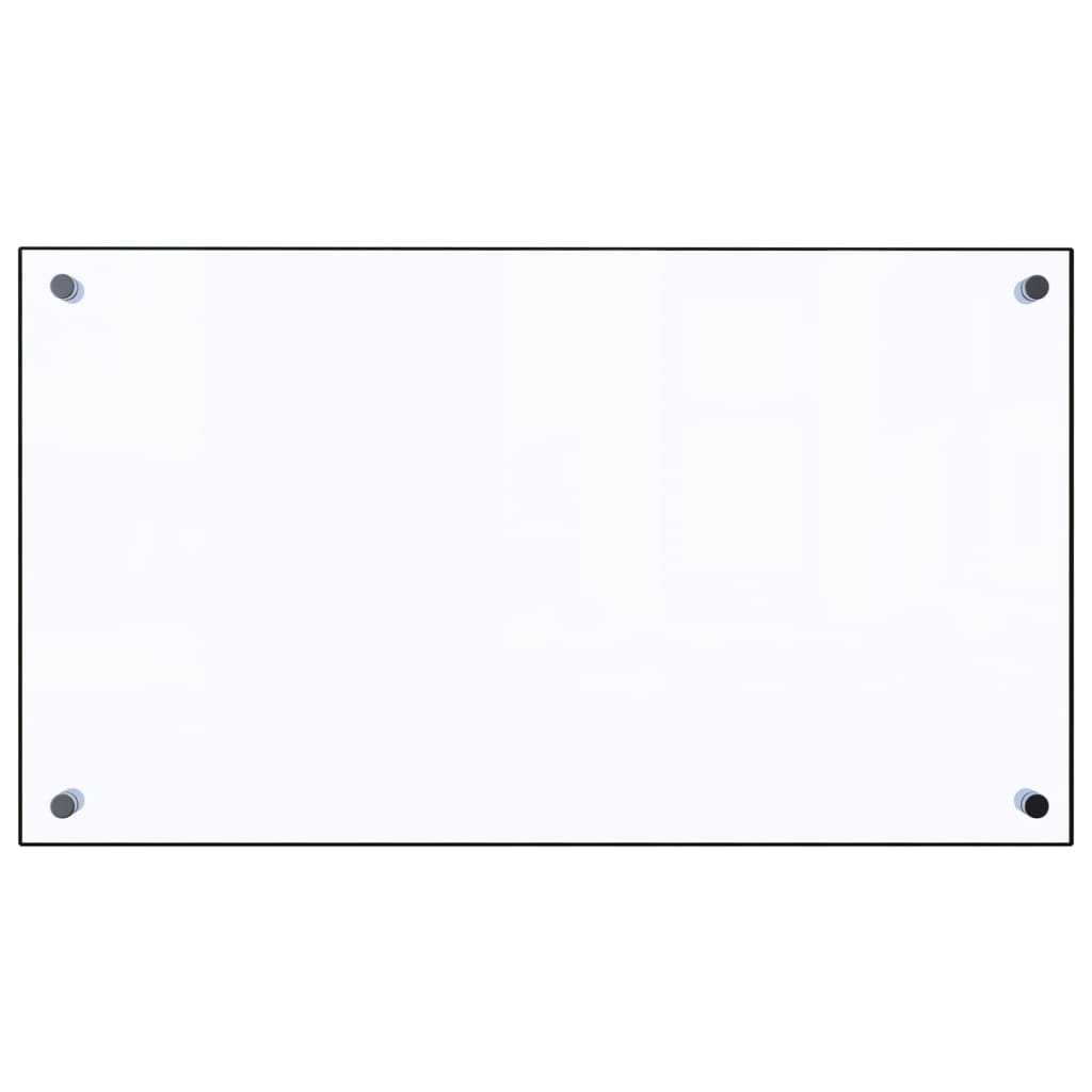 Spatscherm keuken 70x40 cm gehard glas transparant