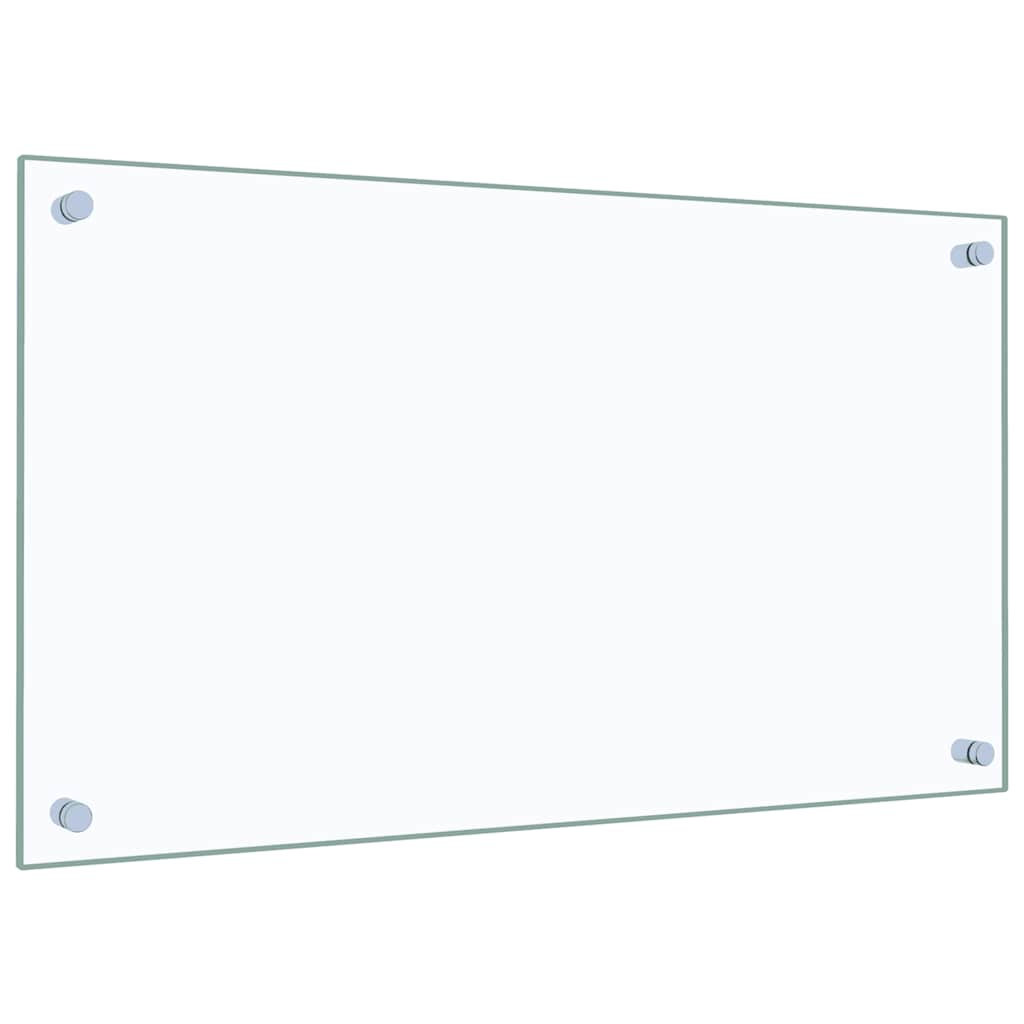 Spatscherm keuken 70x40 cm gehard glas transparant