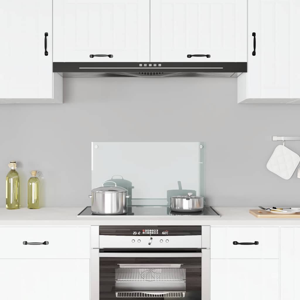 Spatscherm keuken 70x40 cm gehard glas transparant