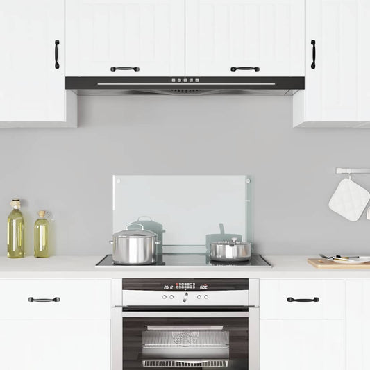 Spatscherm keuken 70x40 cm gehard glas transparant