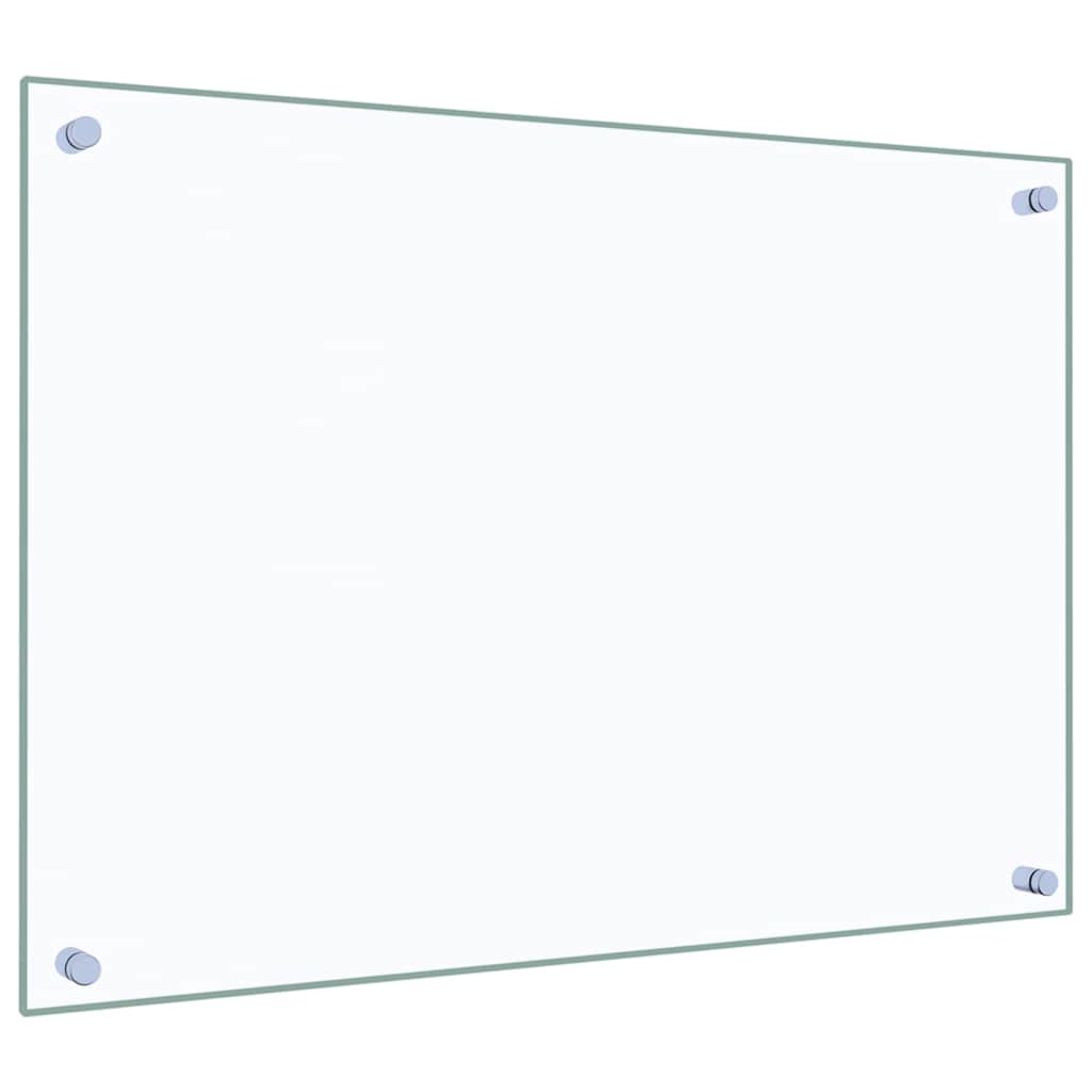 Spatscherm keuken 70x50 cm gehard glas transparant