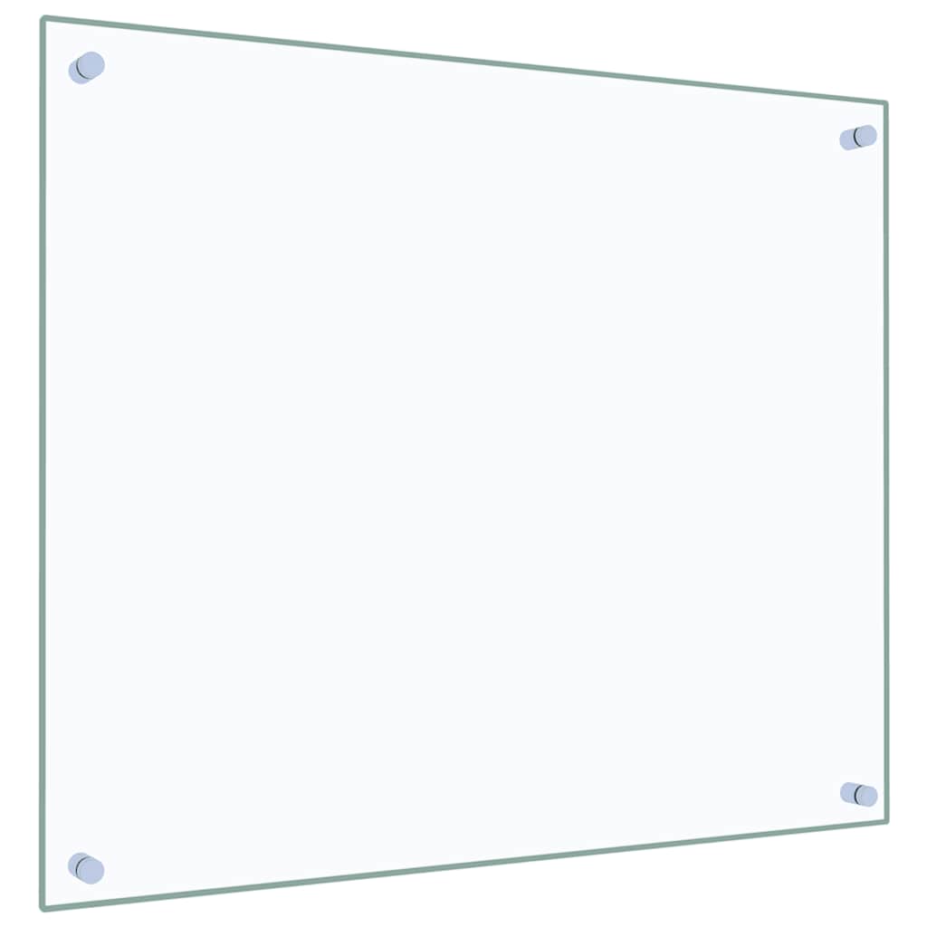 Spatscherm keuken 70x60 cm gehard glas transparant