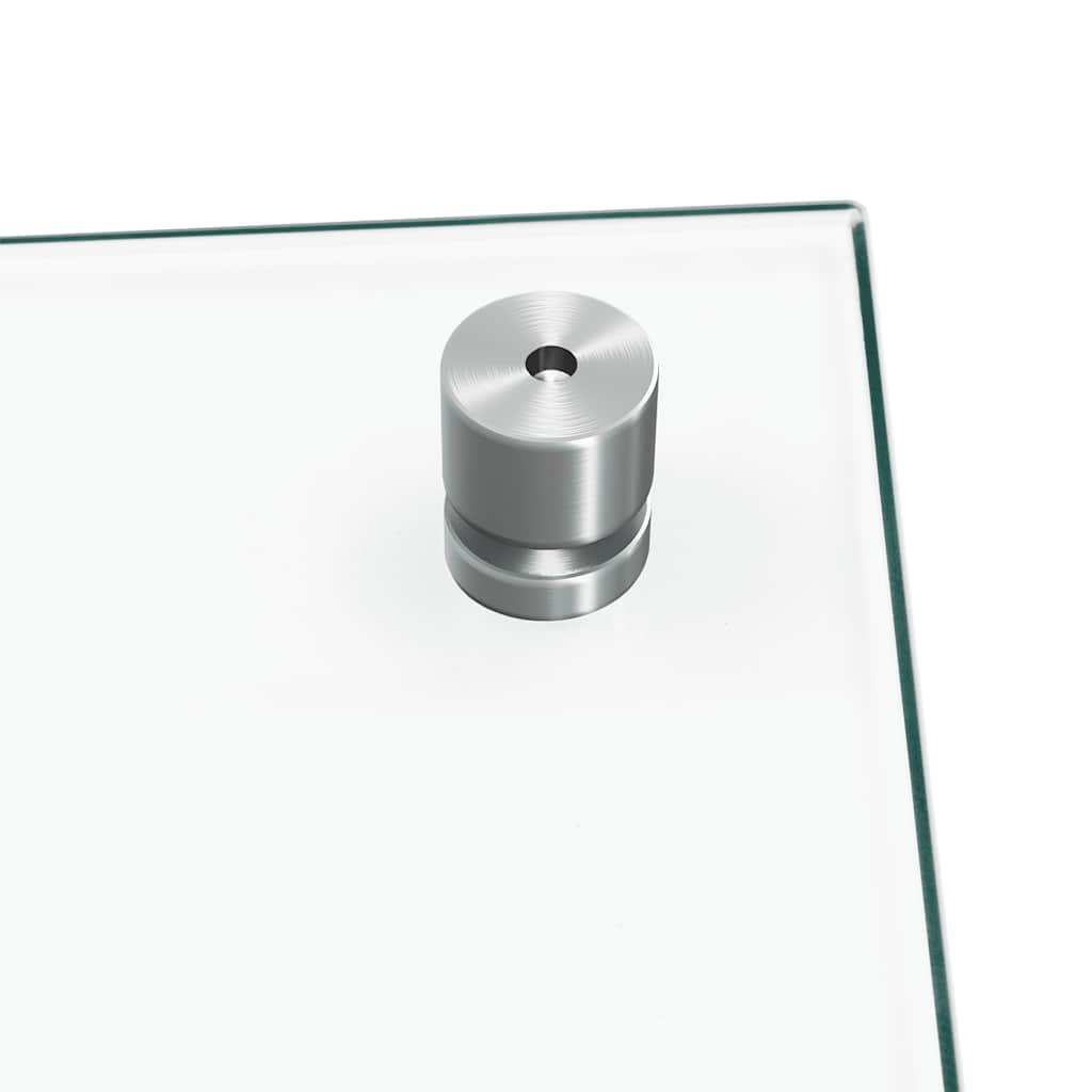 Spatscherm keuken 80x50 cm gehard glas transparant