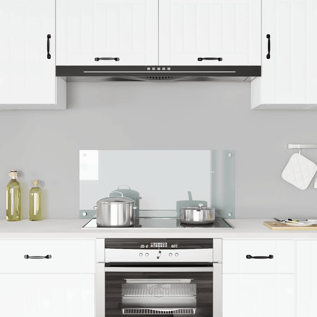 Spatscherm keuken 90x40 cm gehard glas transparant