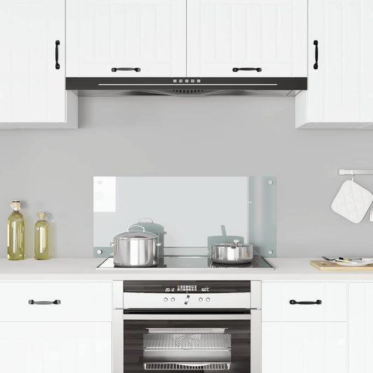 Spatscherm keuken 90x40 cm gehard glas transparant