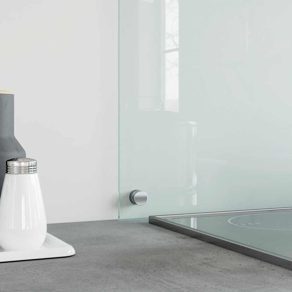 Spatscherm keuken 90x60 cm gehard glas transparant