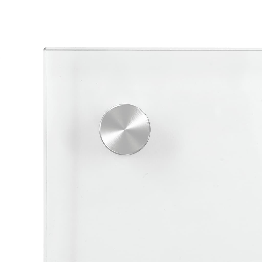 Spatscherm keuken 100x40 cm gehard glas transparant