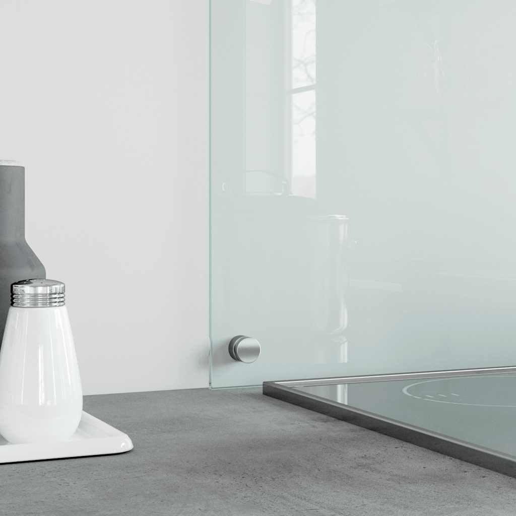 Spatscherm keuken 70x40 cm gehard glas zwart