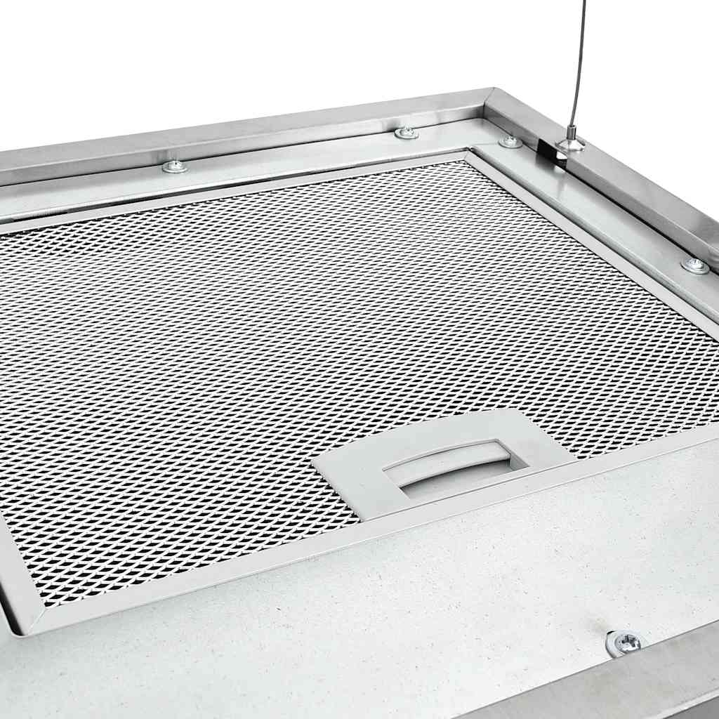 Afzuigkap hangend met aanraaksensor LCD 37 cm roestvrij staal