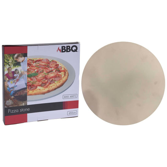 ProGarden Pizzasteen voor barbecue 33 cm crèmekleurig