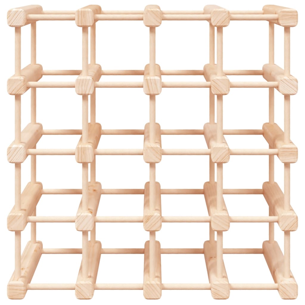 Wijnrek voor 20 flessen 46,5x23x46,5 cm massief grenenhout