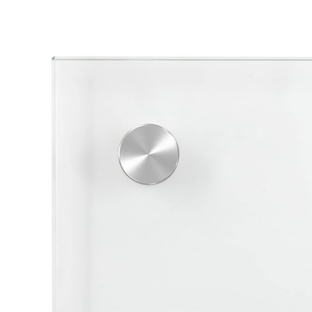 Spatschermen keuken 2 st 70x40 cm gehard glas transparant