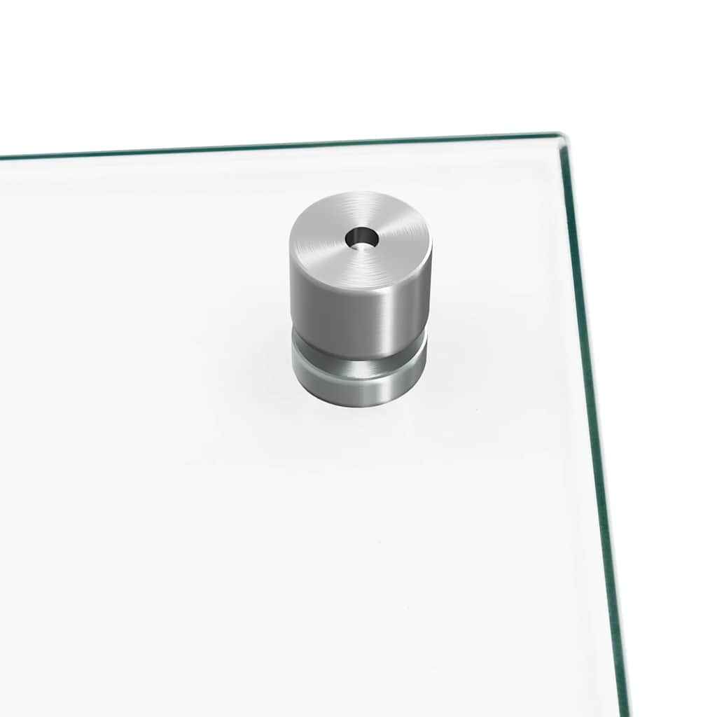 Spatschermen keuken 2 st 70x50 cm gehard glas transparant