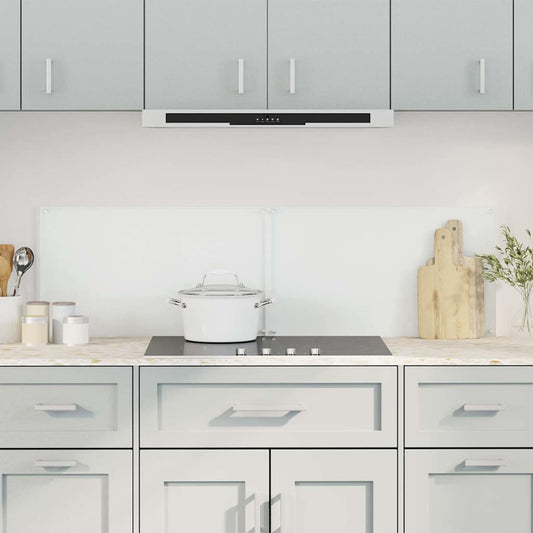 Spatschermen keuken 2 st 70x50 cm gehard glas transparant