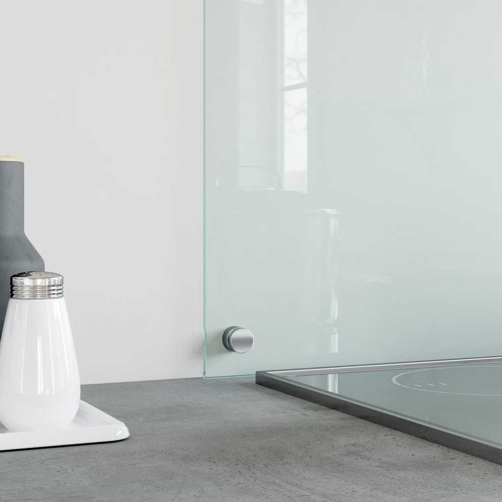 Spatschermen keuken 2 st 70x60 cm gehard glas transparant